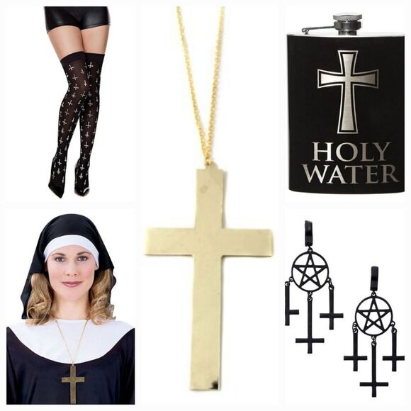 Vintage Other - 🩵NWT Unholy Nun Accessory Costume Set